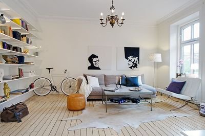 Комната в скандинавском стиле простота, естественность и натуральность