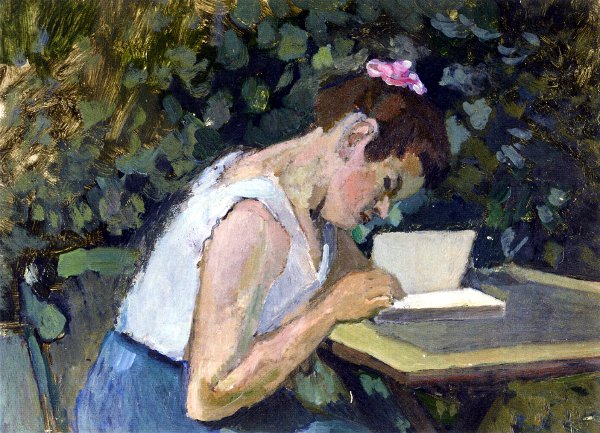 Анри Матисс Woman Reading in a Garden 1903
