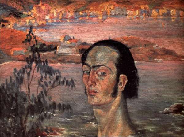 Автопортрет с рафаэлевской шеей (1920—1921)