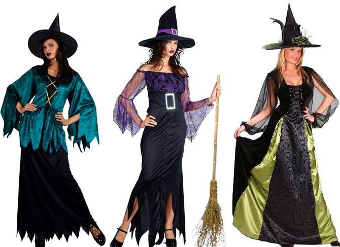 Женские костюмы на Хэллоуин: ведьмы