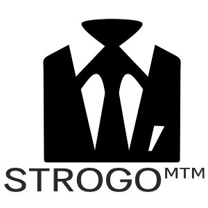 Логотип ателье Strogo MTM - пошив костюма в Москве